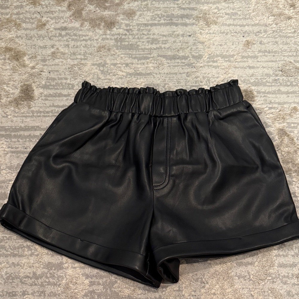 Leather Shorts